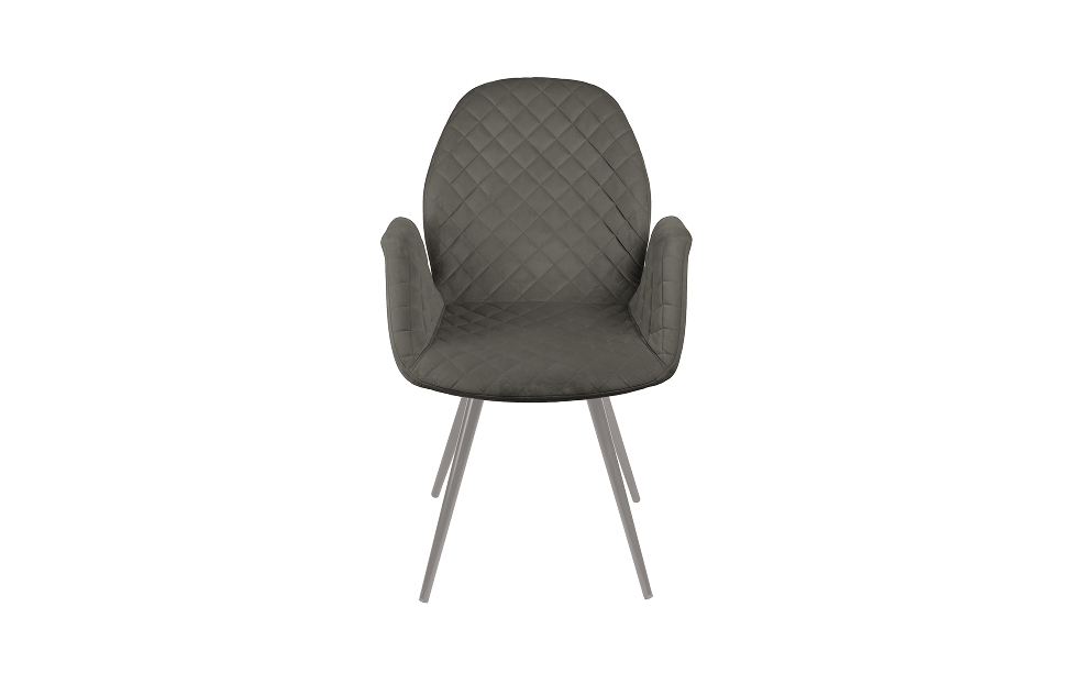 Необработанные товары - изображение №3 "Стул-кресло Сохо поворотный антрацит / опоры серые"  на www.Angstrem-mebel.ru