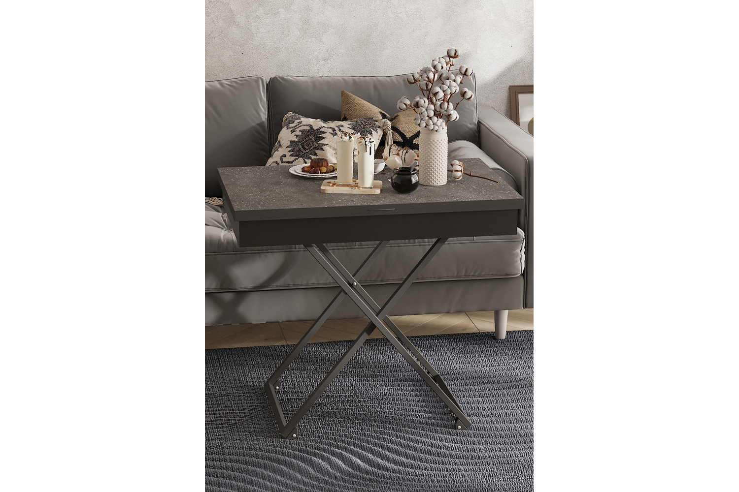 Журнальные столы - изображение №14 "Стол ОДРЭ трансформируемый / Терраццо"  на www.Angstrem-mebel.ru